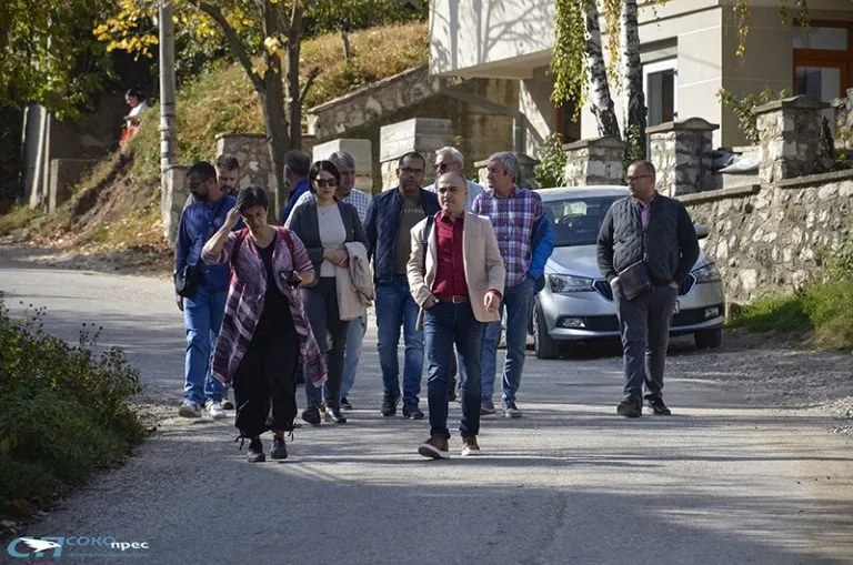 Miodrag Nikolić obilazi Njegoševu ulicu u Sokobanji