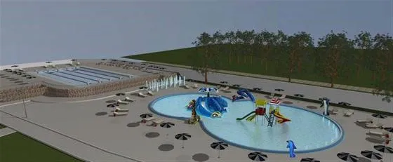 Novi bazen u akva parku Podina