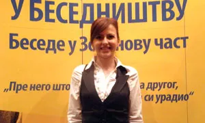 Pobednica kvalifikacionog takmičenja BESEDE U ZORANOVU ČAST Milena Petruševski